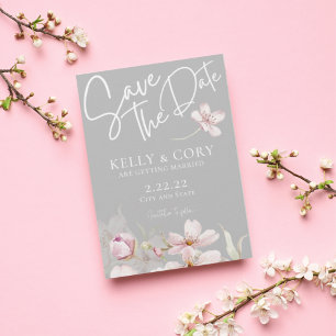 Kirschblüten-Hochzeit Save The Date Karten 