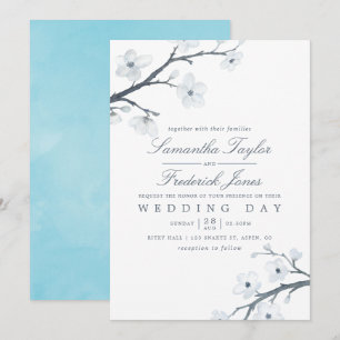 Kirschblüten-Hochzeitseinladung Einladung