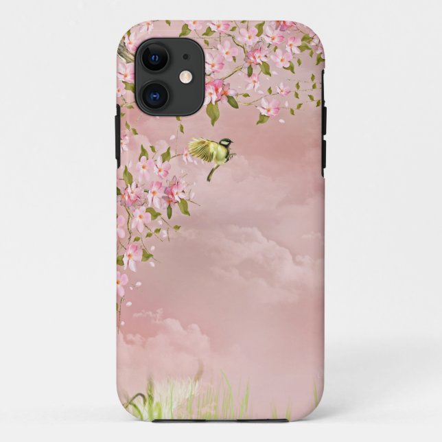 Kirschblüten im Himmel Case-Mate iPhone Hülle (Rückseite)