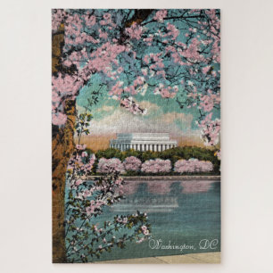 Kirschblüten in DC großes Puzzle