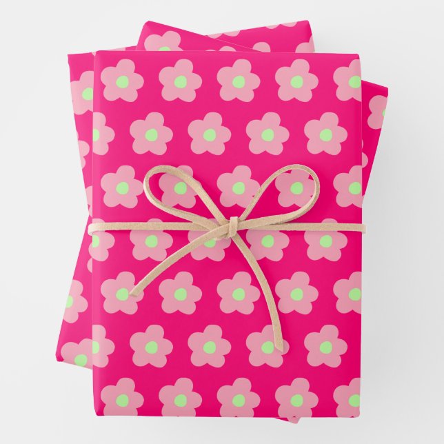Kirschblüten in Rosa Geschenkpapier Set (Beispiel)