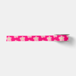 Kirschblüten in Rosa Satinband