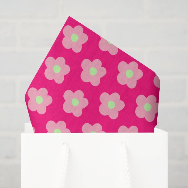 Kirschblüten in Rosa Seidenpapier (Geschenk Tasche)