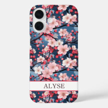 Kirschblüten Japanische Sakura Monogramm