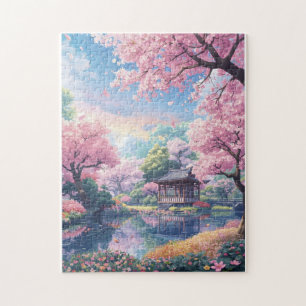 Kirschblüten Japanischer Garten Rätsel – Sakura La