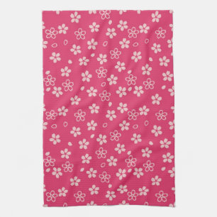 Kirschblüten, japanisches Design Geschirrtuch