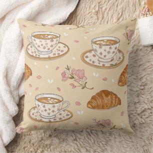 Kirschblüten-Kaffeekissen-Muster (2) Kissen