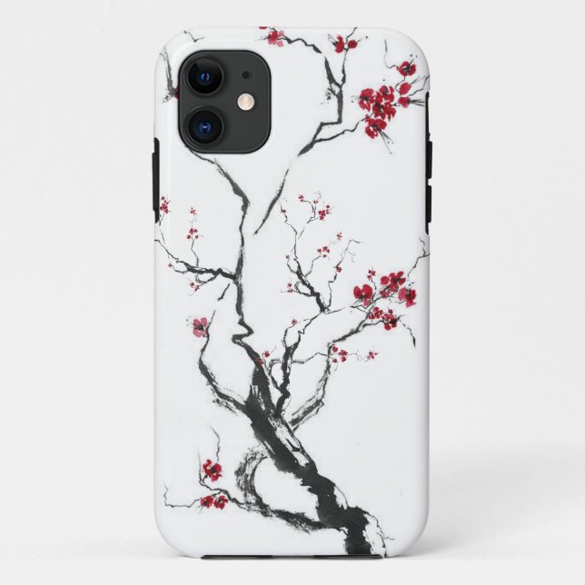 Kirschblüten-Kasten Case-Mate iPhone Hülle (Rückseite)