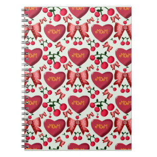Kirschblüten-Muster-Geschenk für Mama Notizblock