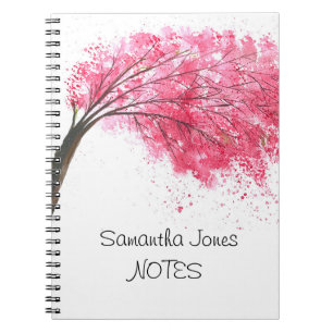 Kirschblüten Natur Sakura Floral Japanisch Notizblock