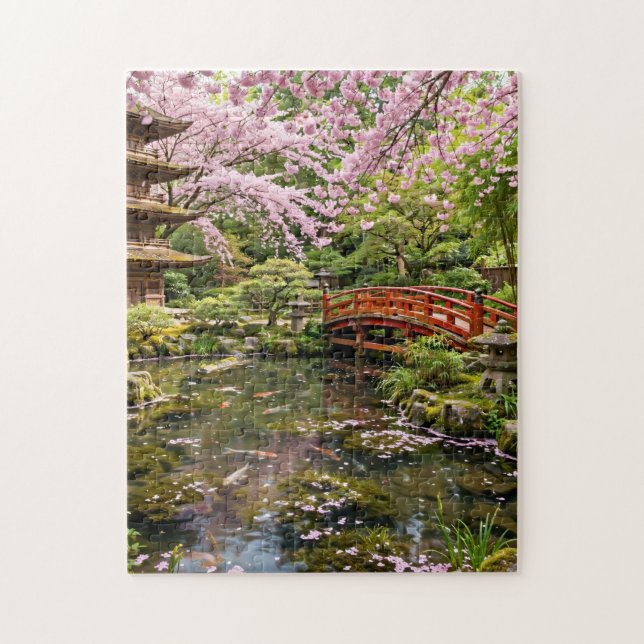 Kirschblüten-Puzzle (Vertikal)