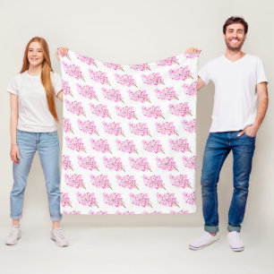 Kirschblüten-Rosa Japanische Sakura Kawaii Fleece