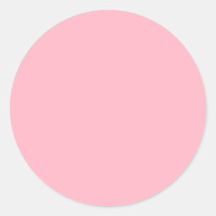 Kirschblüten-Rosa Runder Aufkleber