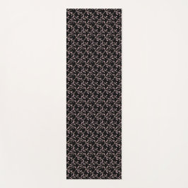 Kirschblüten Rosa + Schwarz Yogamatte
