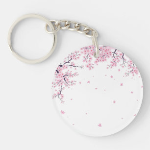 Kirschblüten Sakura Japanische Kunst-Tasche  Schlüsselanhänger