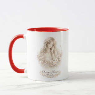 Kirschblüten-Schönheit Blumen-Tasse Tasse
