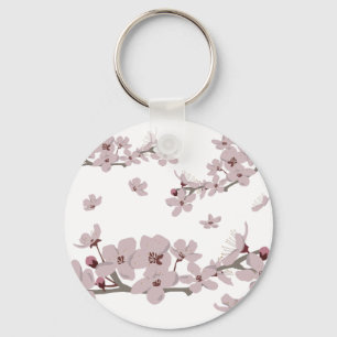 Kirschblüten Schwimmende Blumen Schlüsselanhänger