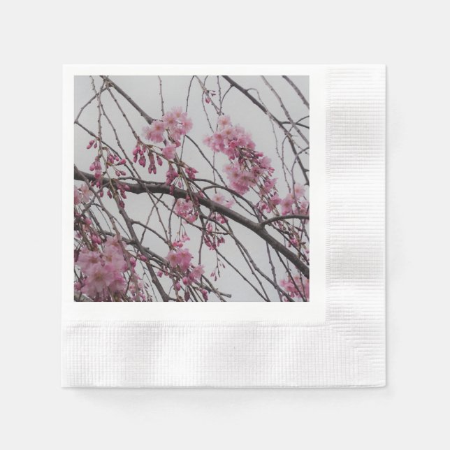 Kirschblüten Serviette (Vorderseite)