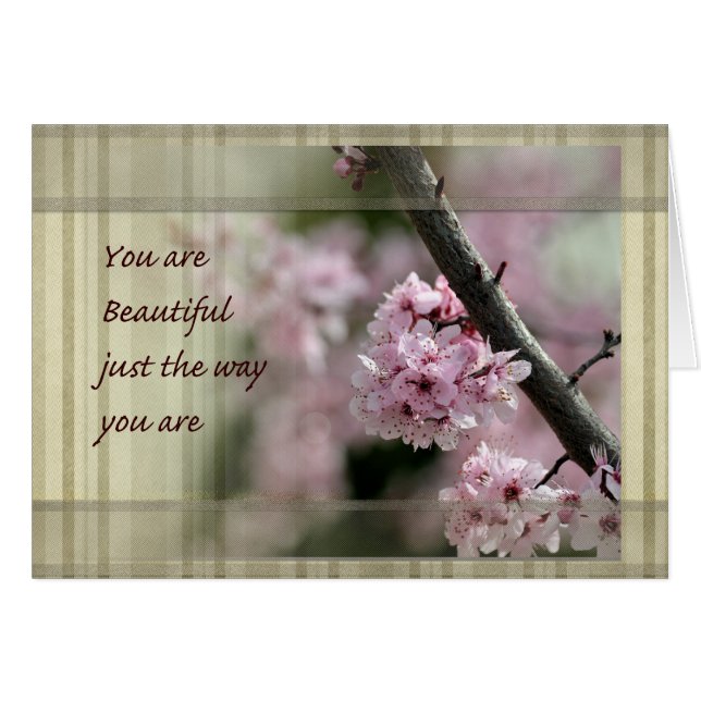 Kirschblüten Sie sind schön (Vorderseite (Horizontal))