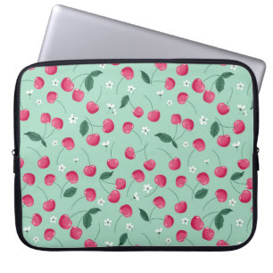 Kirschblüten: Sommerfestliches Design Laptopschutzhülle