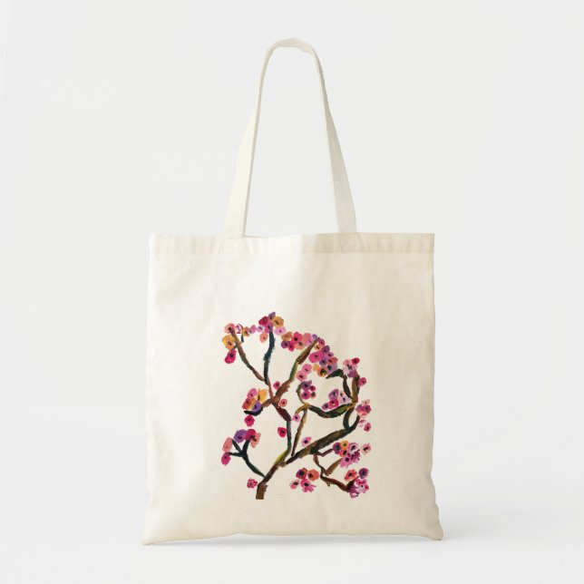 Kirschblüten-Tote Tragetasche (Vorne)