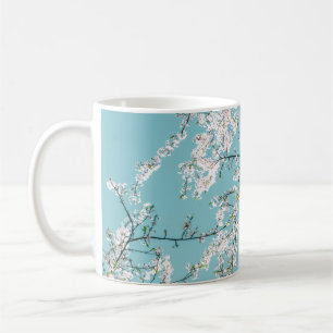 Kirschblüten: Türkisfarbener Trend Kaffeetasse