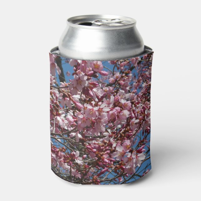 Kirschblüten und Blauer Himmelsblüte Dosenkühler (Kanne Vorderseite)