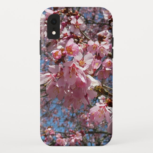 Kirschblüten und Blüten aus Bienenrosa Case-Mate iPhone Hülle (Rückseite)