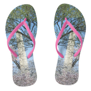 Kirschblüten und das Washington Monument in DC Flip Flops