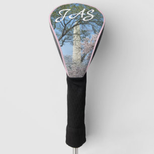 Kirschblüten und das Washington Monument in DC Golf Headcover