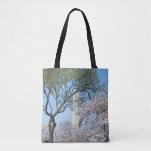 Kirschblüten und das Washington Monument in DC Tasche