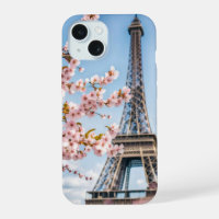 Kirschblüten und Eiffelturm Handtuch