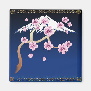 Kirschblüten und Magnet Mt Fuji