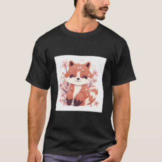 Kirschblüten und Rote Pandas verleihen Ihrem Stil T-Shirt