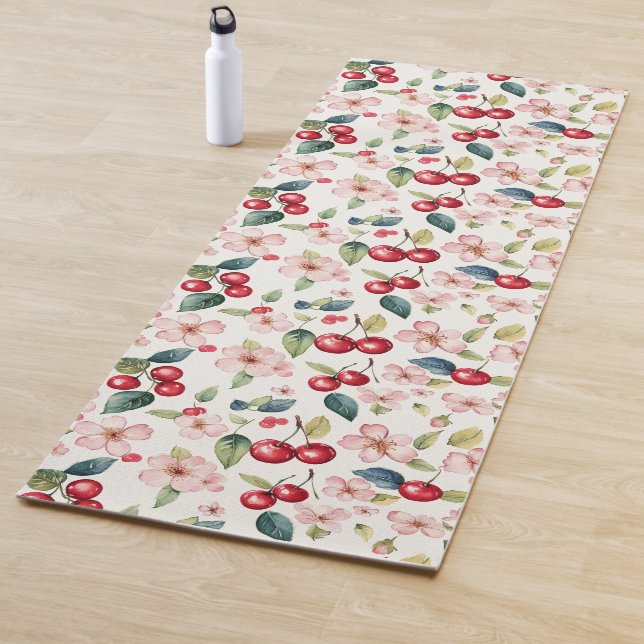 Kirschblüten-Yoga-Matte Yogamatte (Beispiel)