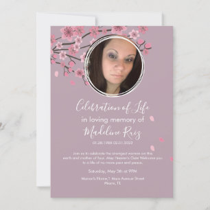 Kirschblütenbaum Blüten Lebensfeier Einladung