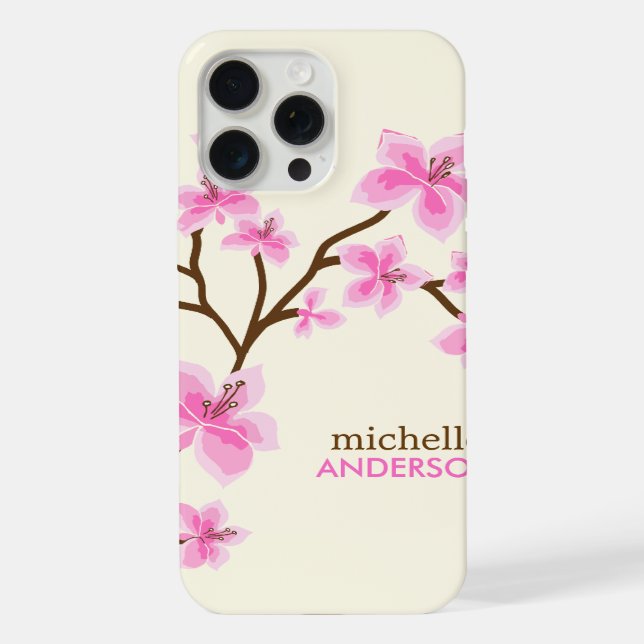 Kirschblütenbaum iPhone 15 Pro Max Hülle (Rückseite)