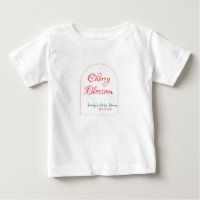 Kirschblütenform Kirsche rosa grün Babyparty na
