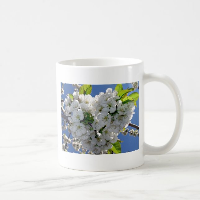 Kirschblütenherz Kaffeetasse (Rechts)