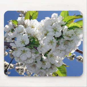 Kirschblütenherz Mousepad