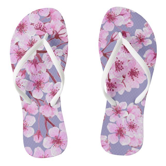 Kirschblütenmuster Flip Flops (Fußbett)