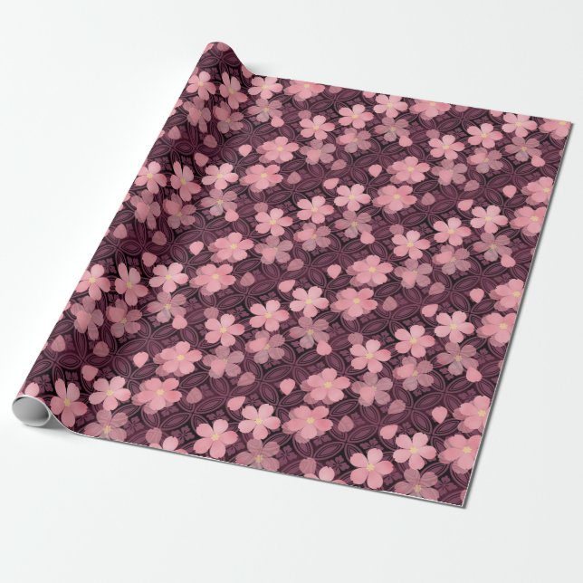Kirschblütenpapier, Blume Geschenkpapier (Ungerollt)