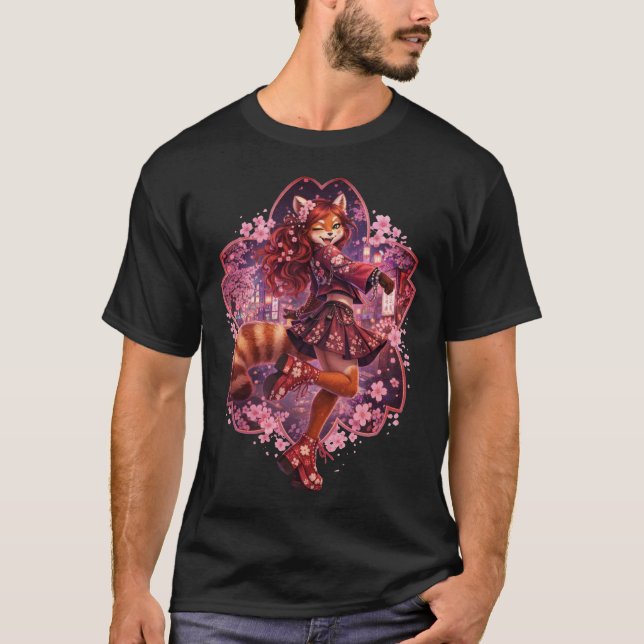 Kirschblütenstraßen T-Shirt (Vorderseite)