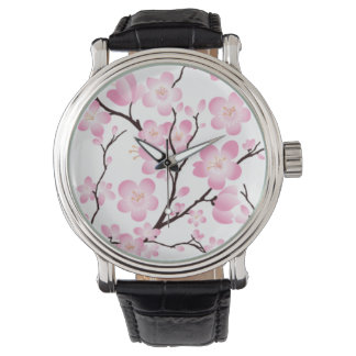 Kirschblütenuhr Armbanduhr