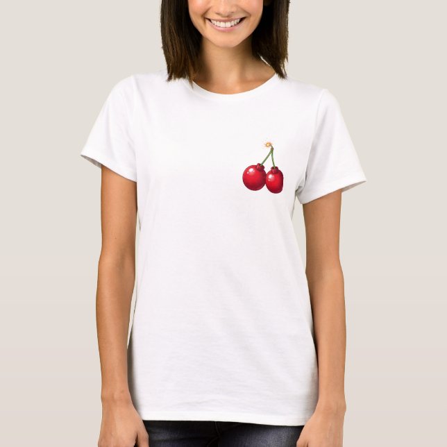 Kirschbombe Funken T-Shirt (Vorderseite)