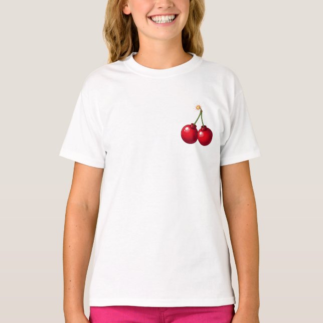 Kirschbombe Fuse Design Kinder T-Shirt (Vorderseite)