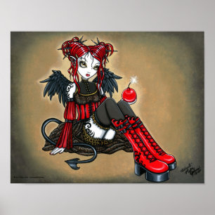 Kirschbomben-Teufel-Feen-Plakat "Abigails" Poster