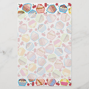 Kirschbriefpapier Lotsa Kuchen-n Briefpapier