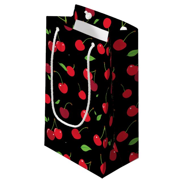 Kirsche 2 kleine geschenktüte (Vorderseite Schrägansicht)