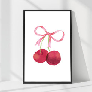 Kirsche & Bogen Wandkunst – 24x36 Poster, Kinderzi Poster